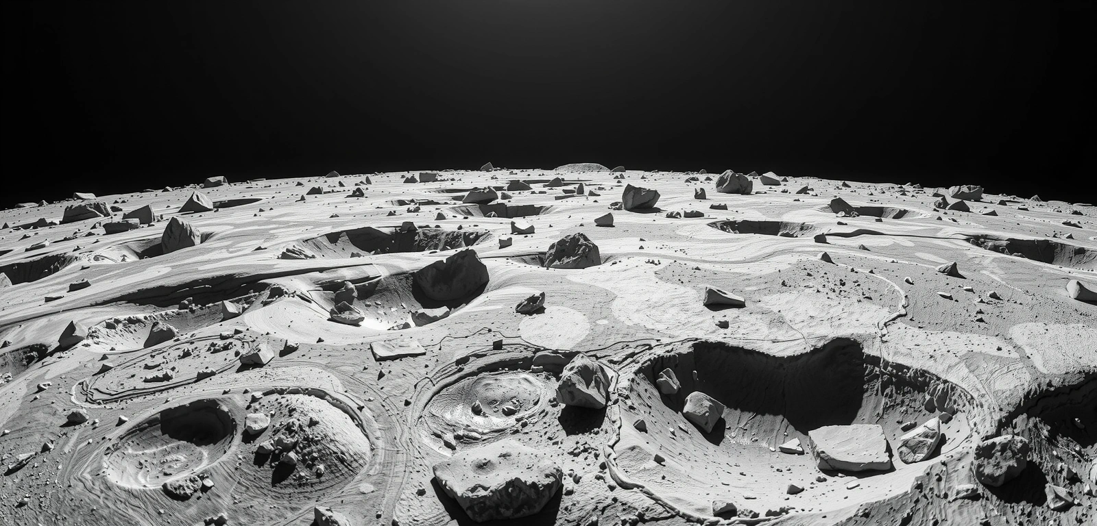 Lunar horizon detail